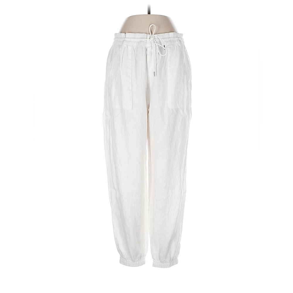 Athleta White Linen Pants